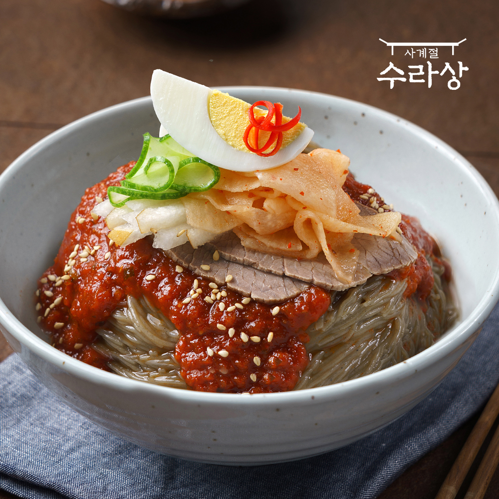 사계절 수라상 메밀 냉면 5개 + 동치미 육수 5개 + 비빔냉면장 3개