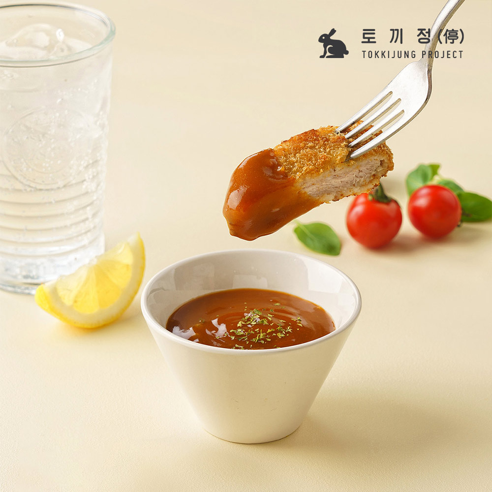 토끼정 통등심가츠 3개 + 통모짜 치즈 가츠 3개 + 카레 돈가츠소스1개